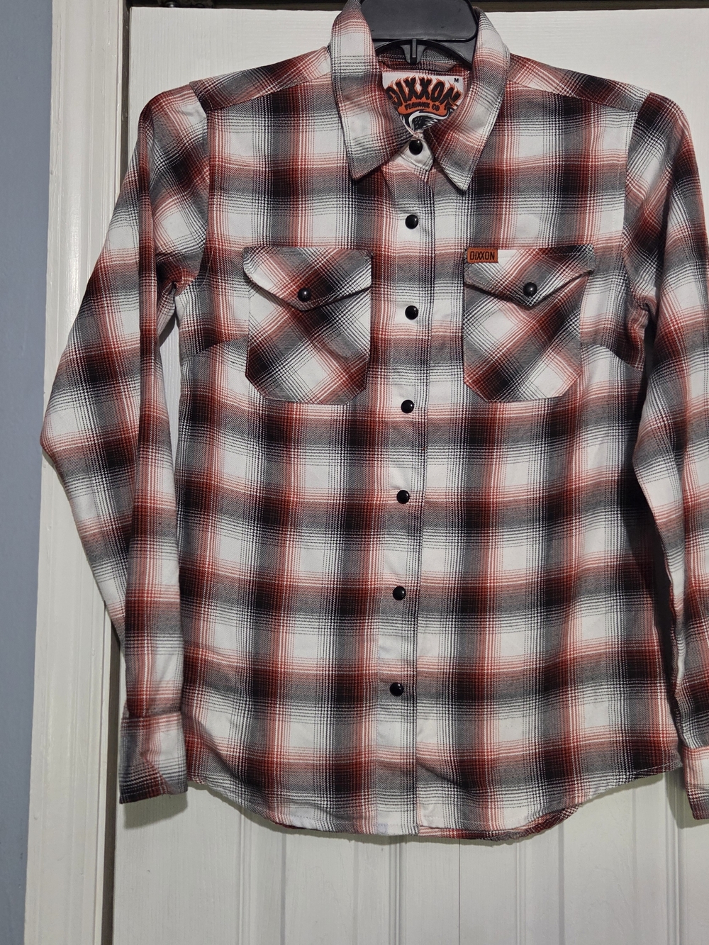 DIXXON The Eagle Red, White & Black Plaid Button-Down Shirt